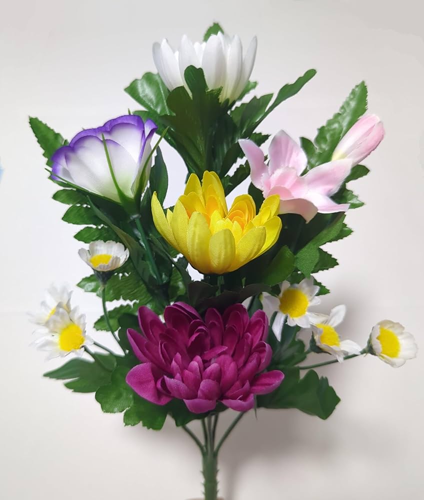 Amazon｜【Viscum】造花 仏壇用 ミニ サイズ 仏花 仏壇