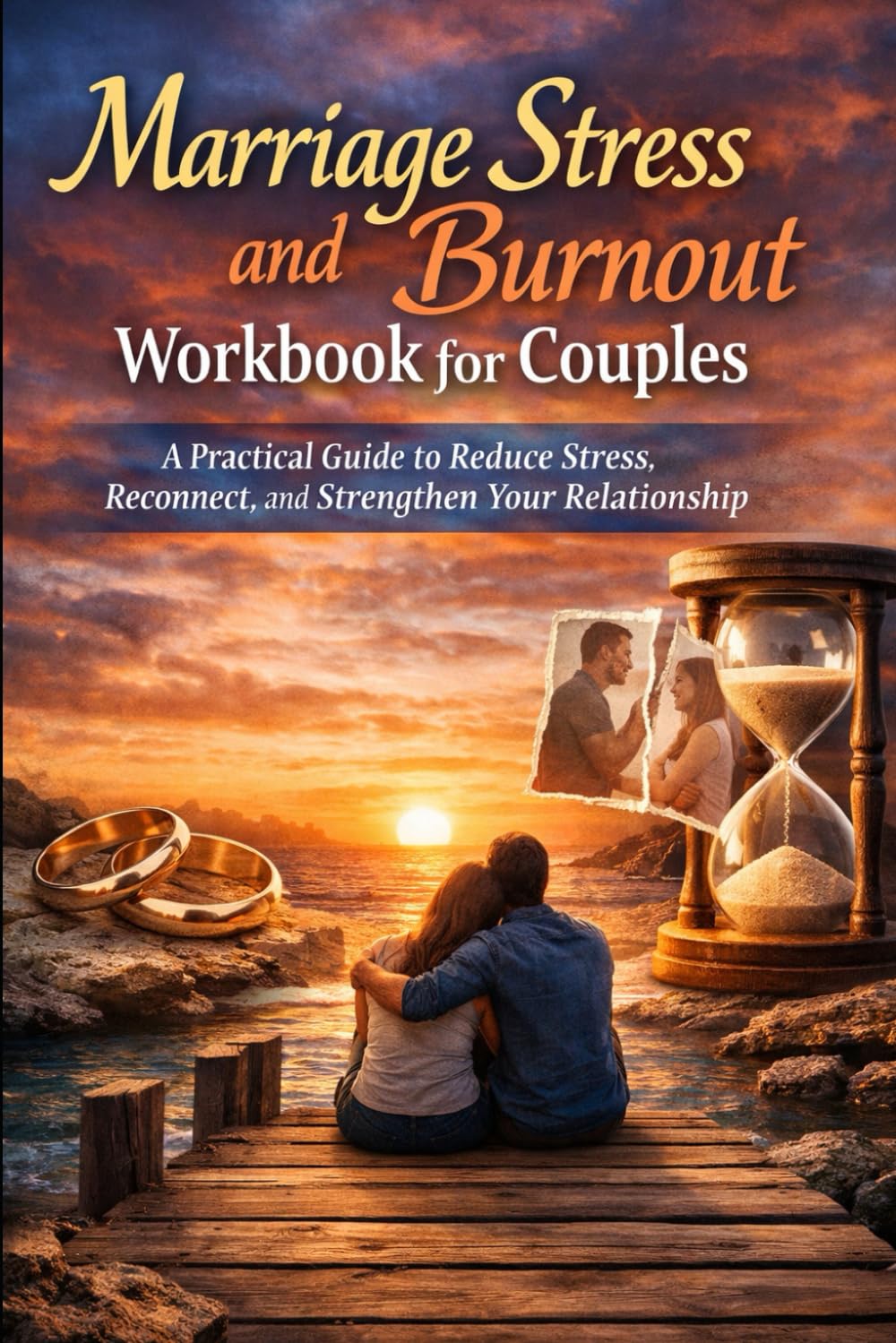 Marriage Stress and Burnout Workbook for Couples: A Practical Guide to Reduce Stress, Reconnect, and Strengthen Your Relationship