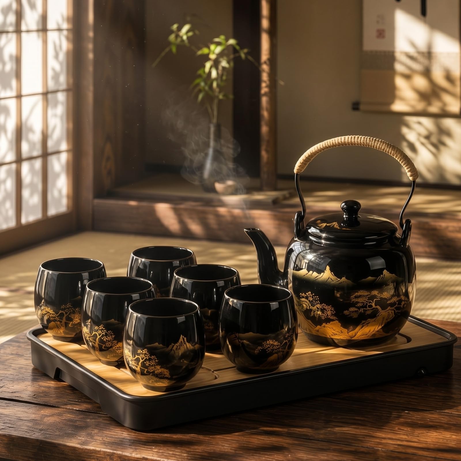 Amazon.com | Hushee Japanese Tea Set in Gift Box Asian Porcelain