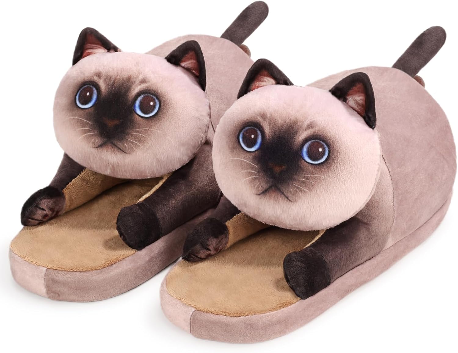 Funny Cat Slippers Women - Soft Memory Foam Comfort