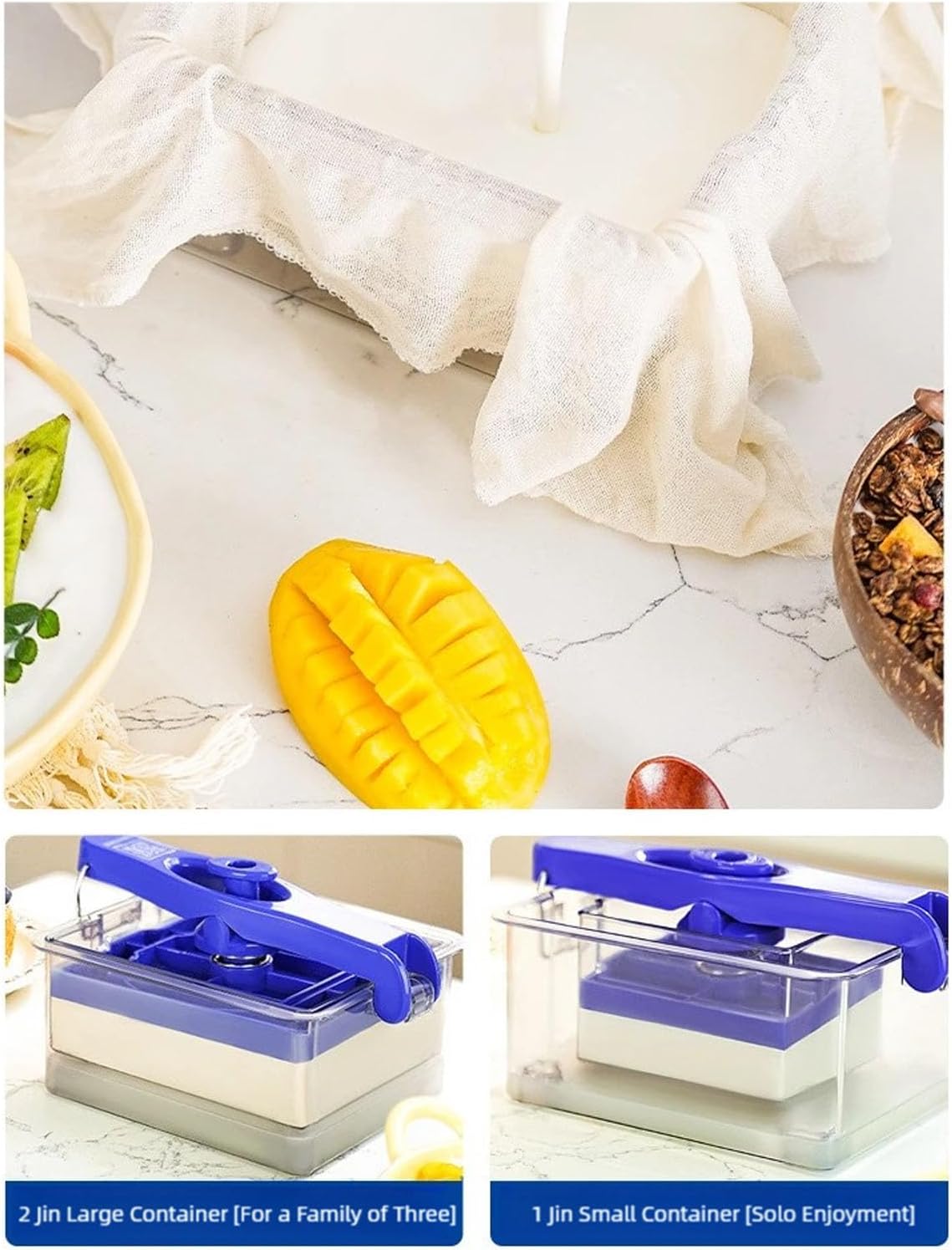 Extra Large Yogurt Maker Strainer with Smooth Front Materials Ideal for Craft Dairy Projects At Homes Kitchen Yogurt Maker