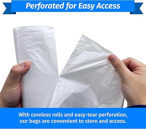 Miniatura 4 de Reli. SuperValue - Bolsas de basura de 65 galones, 120 unidades, fabricadas en Estados Unidos, resistentes, a granel, bolsas de basura transparentes