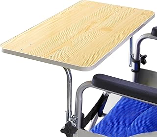 PIAOCAIYIN Wheelchair Tray Table, Portable Accessories Food Holder, Laptop Stand, 22.5 * 12
