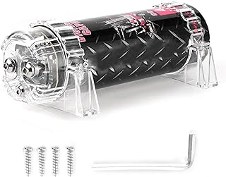 EVTSCAN Amplificateur Audio de Voiture à LED, 4 condensateurs de Puissance Farad, Affichage de la Tension à LED, amplificateur Audio de Voiture