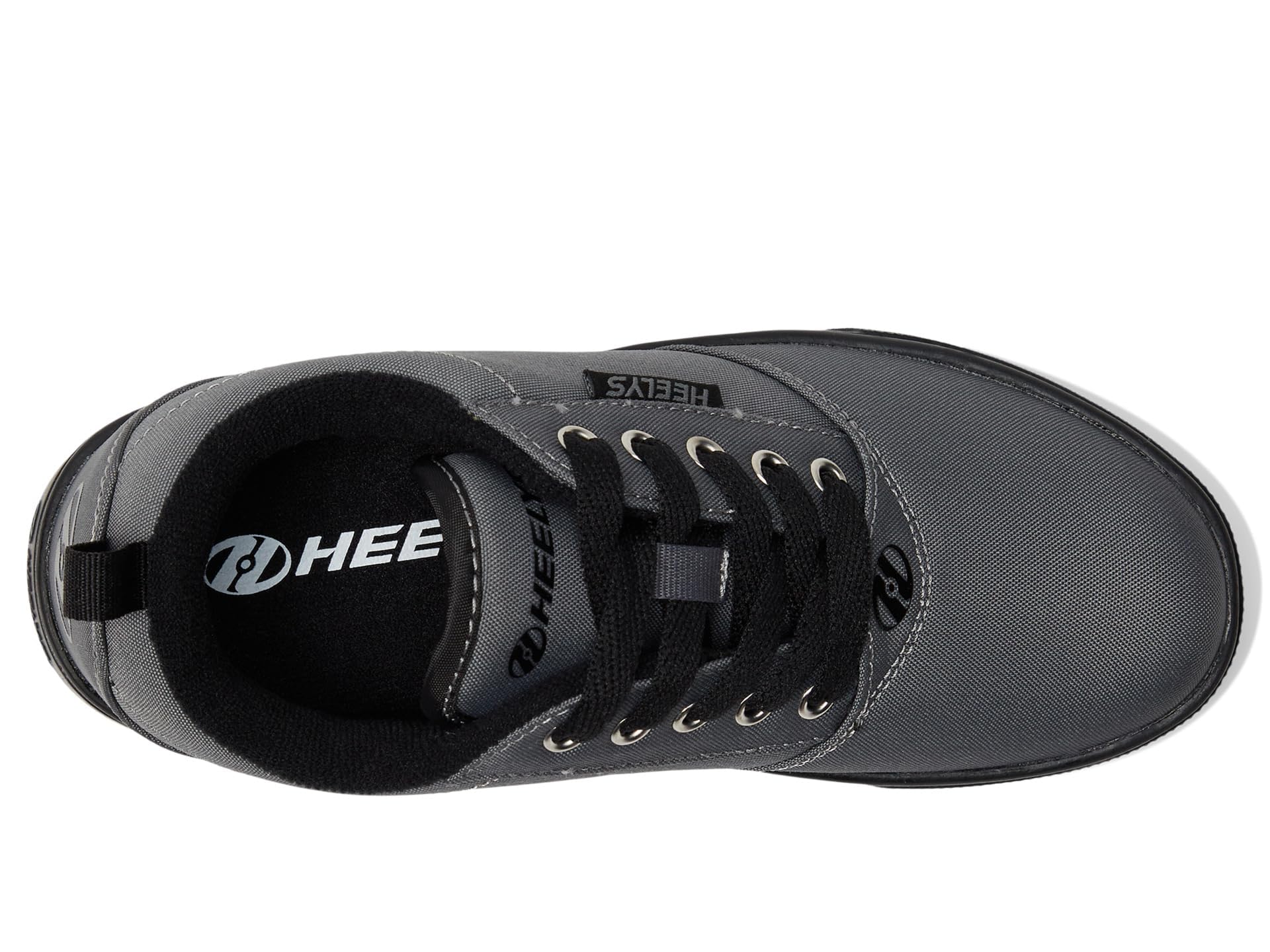 Heelys Pro 20 (Little Big Kid) Wheeled Heel Shoe, Gray/Black, 5 US Unisex
