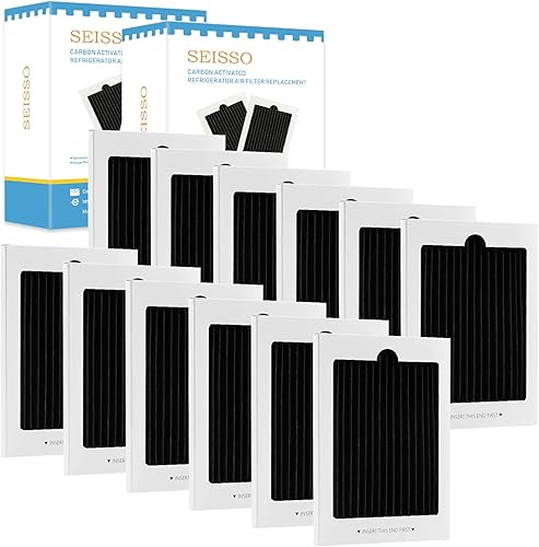 SEISSO Filtro de aire de refrigerador, filtro de carbón activado compatible con Frigidaire & Electrolux Pure Air Reduce olores para EAFCBF, PAULTRA,