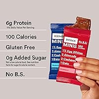 Vista 8 de RXBAR Minis - Barras de proteínas, 0.24 oz de proteína, aperitivos sin gluten, paquete variado (4 cajas, 32 unidades)
