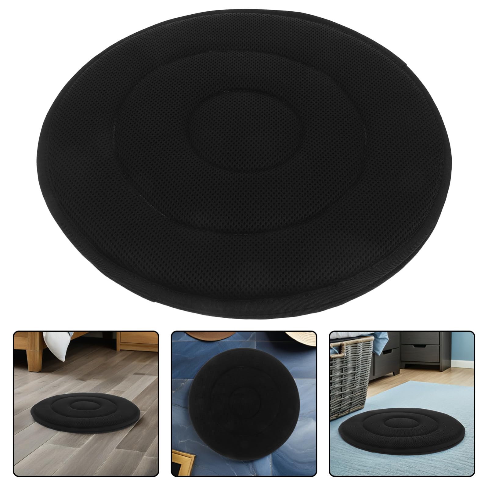 Baluue Cuscino Girevole per Seduta Auto e Sedia, Supporto Ergonomico Distribuzione Pressione, Leggero e Rotondo, per Anziani e Pazienti a Casa o Ufficio