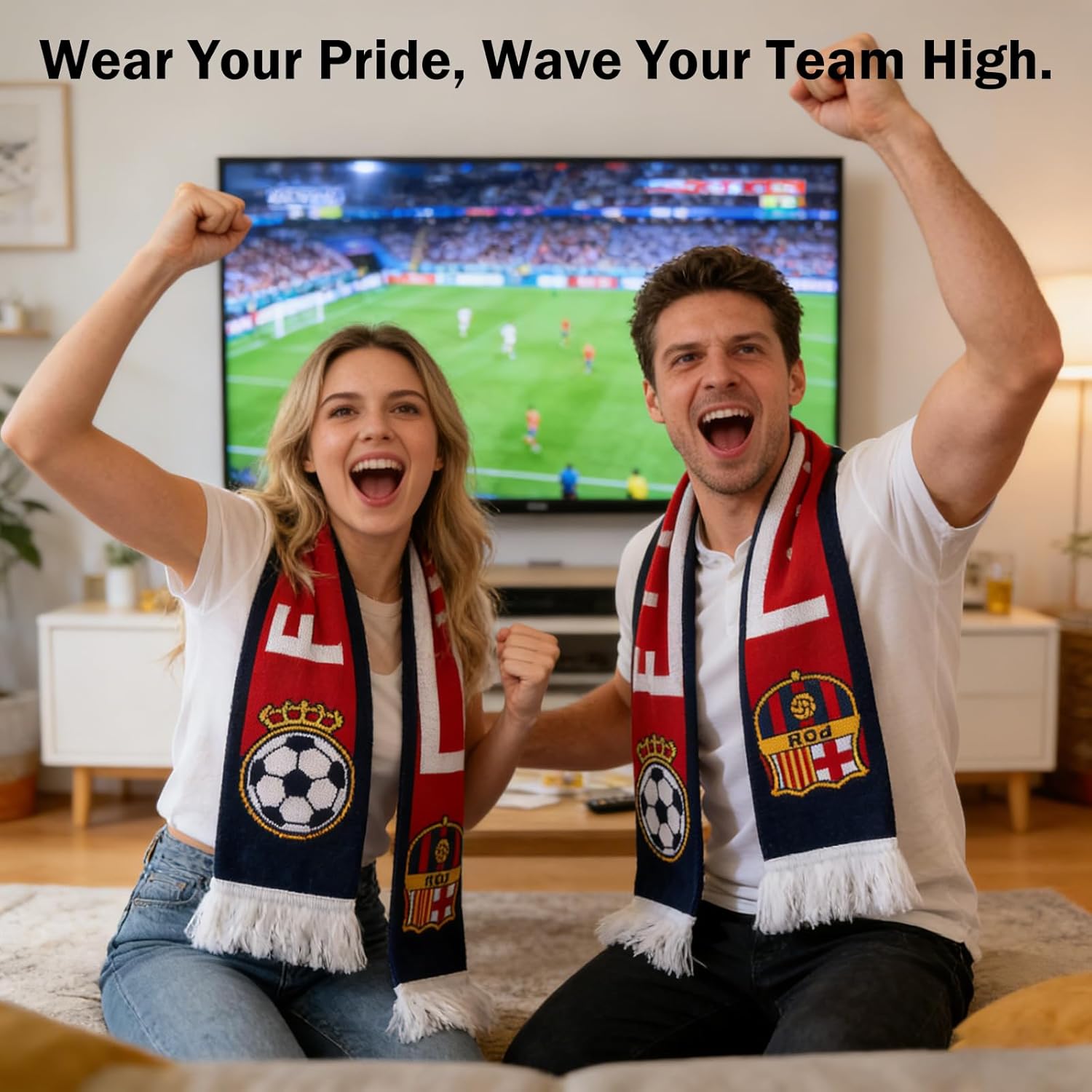 Personalized Football Fan Scarf Custom Football World Cup Team Cheering Scarf With Photos Text National Flag Soccer Scarfs