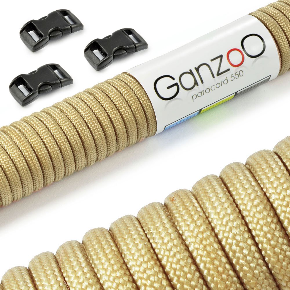 Escalade Ganzoo Bracelet de survie à usage universel en paracorde 550 antidéchir