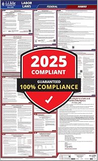2025 Hawaii and Federal Labor Law Poster (English, HI State) - OSHA Compliant All-in-One Laminated Poster, J. J. Keller & Associates, Inc.