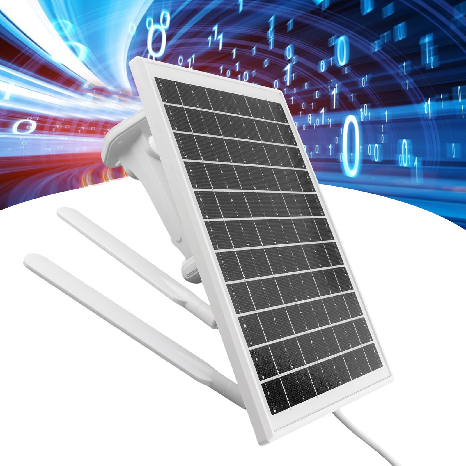 SIXRUN Routeur Modem 4G LTE Extérieur Solaire, 15W 18000mAh