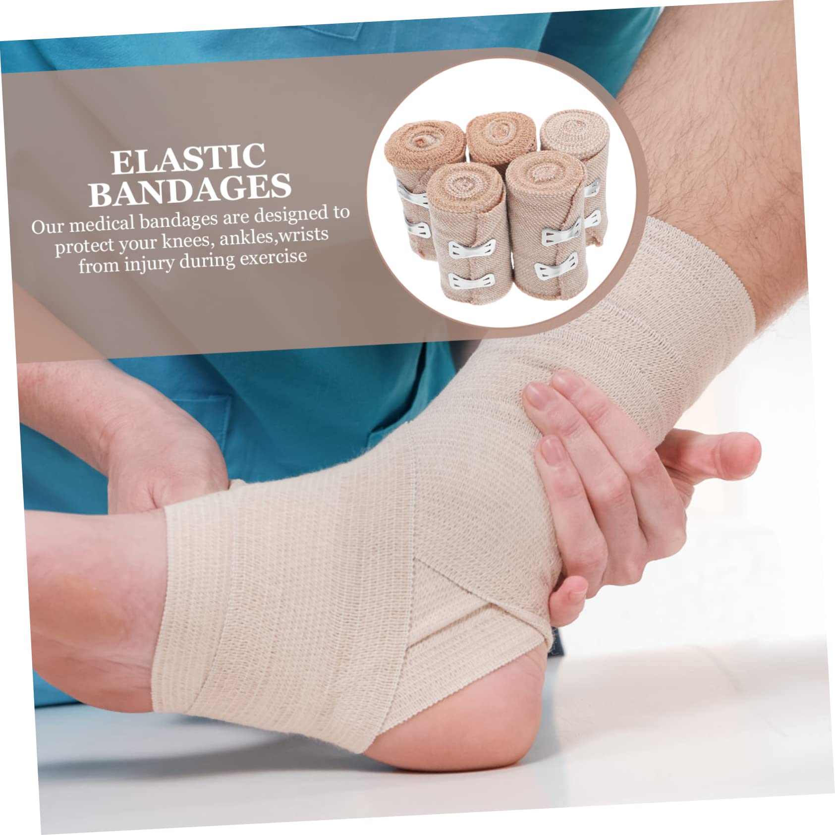 4 Ensembles Bandages Élastiques Auto Adhésifs Pour Animaux De Bandages Pour Doigts Poignet Cicatrisant Pour Chats Sports 5 Pièces * 4