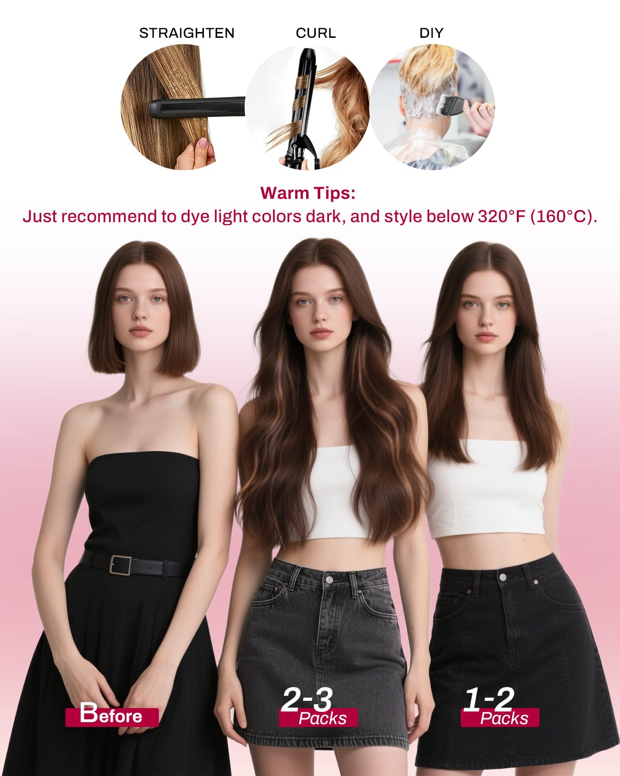 Moresoo Clip in Hair Extensions Real Human Hair Balayage Medium Brown and Blonde Real Hair Extensions Clip in Human Hair for Women Full Head 22 Inch 7pcs/120g #4/6/613 — view 216