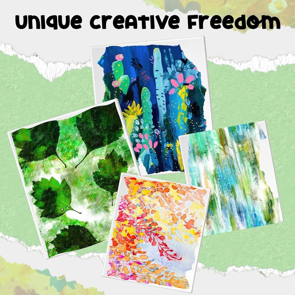 Kit de plaque d'impression en gel pour impression sur papier et acrylique - 20,3 x 25,4 cm, 12,7 x 17,8 cm