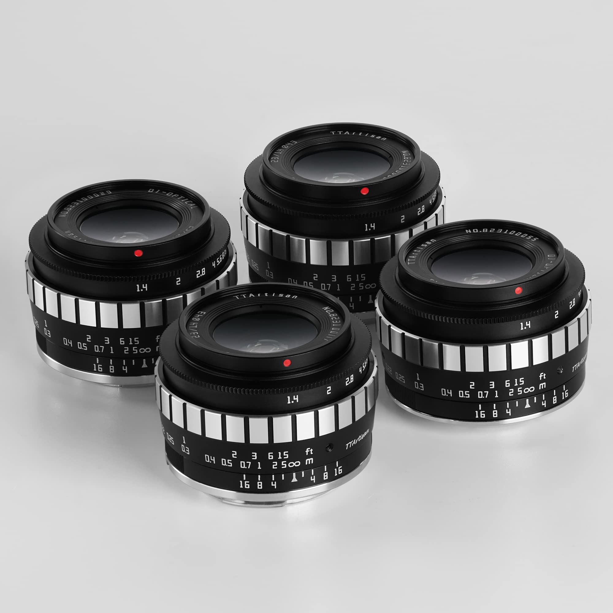 TTARTISAN 23mm F1.4 APS-C Camera Lens Wide-Angle Prime Lens Portable Lens for Fuji FX Mount Suitable for Portrait Street Snapshot (Fuji X, Black&Silver)