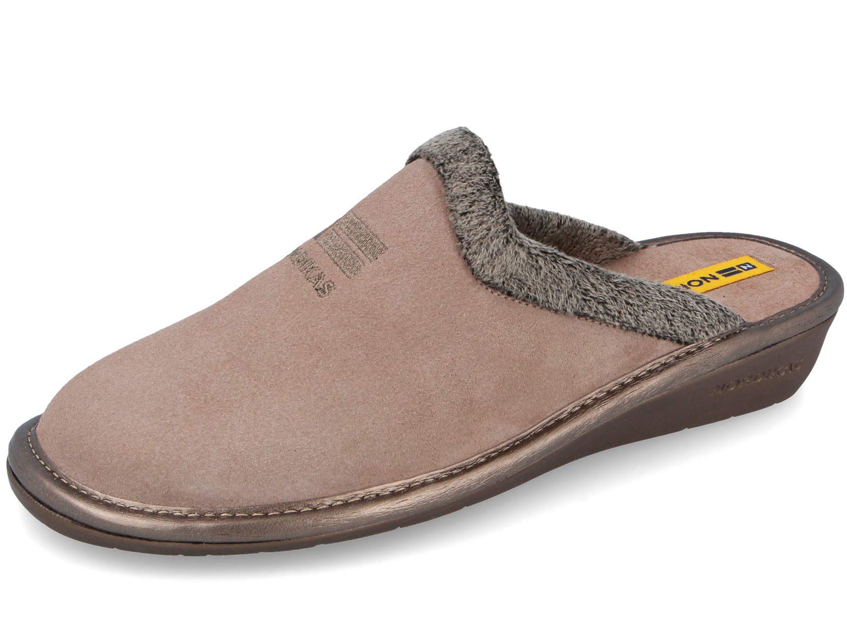 Nordikas Zapatillas Mujer (39, Afelpado Piedra)