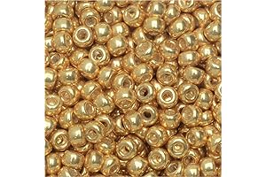 Miyuki 8/0 Galvanized Gold Seed Beads: Tiny Precision and Unsurpassed Luster