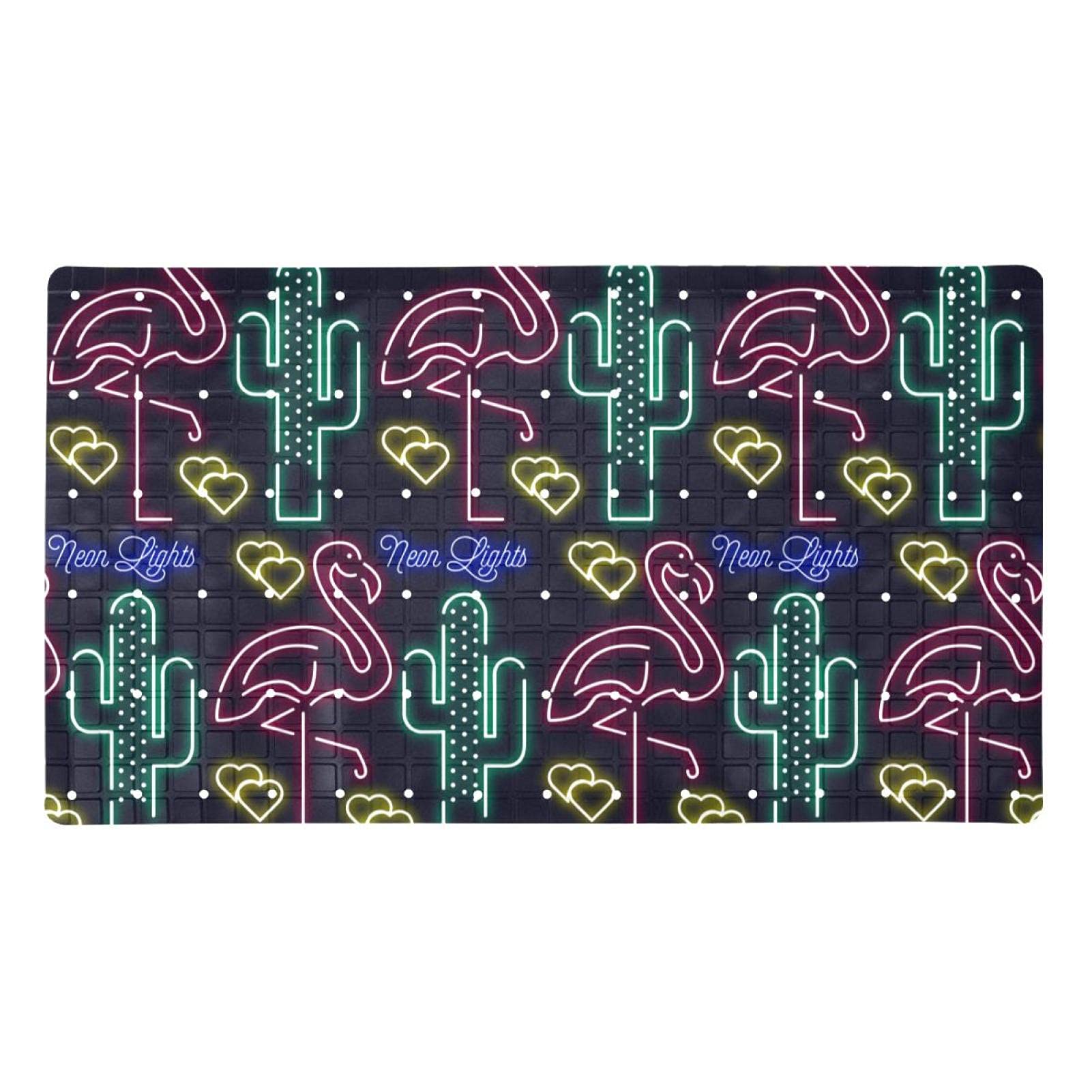 Tapis de douche antidérapant pour baignoire familiale sécurisée et colorée