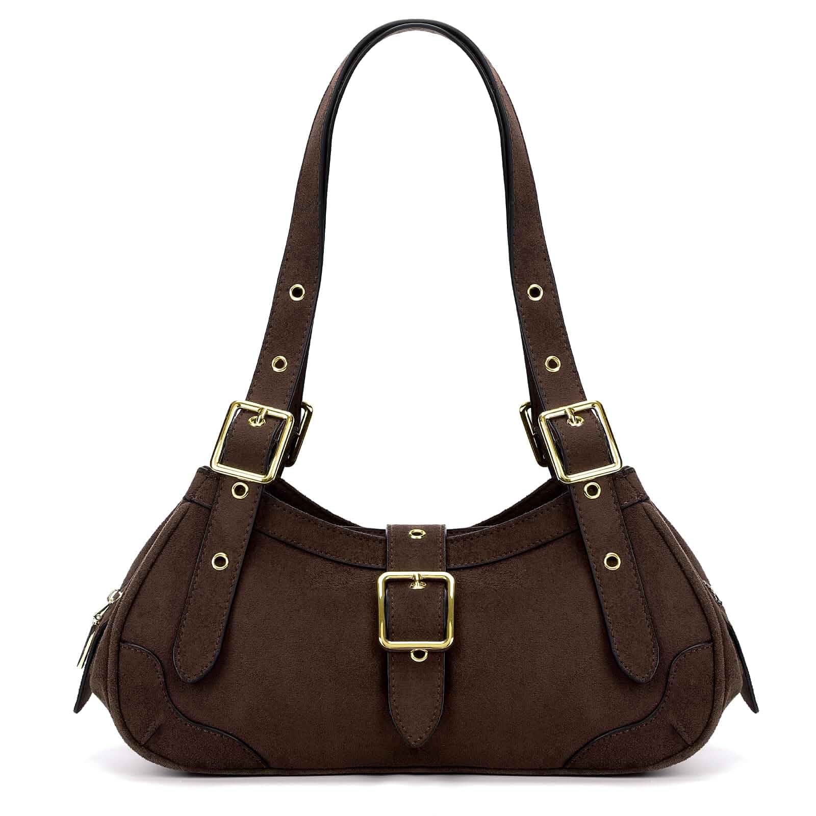 Shoulder Bag Retro Y2k 90s Vegan Leather Handbag Crescent Purse Adjustable straps, Soft,Designer,Smooth zipper,Textured leather,Exquisite hardware,Suitable For Work Trips