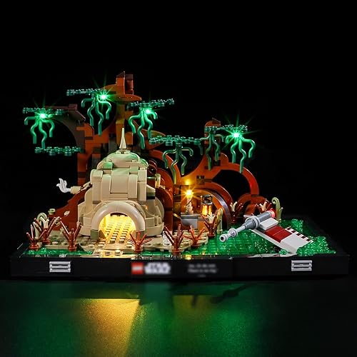 Miniatura 2 de Lightailing Luz LED para Lego 75330 Dagobah Jedi Training Diorama Building Blocks Model - No incluye el juego de modelos