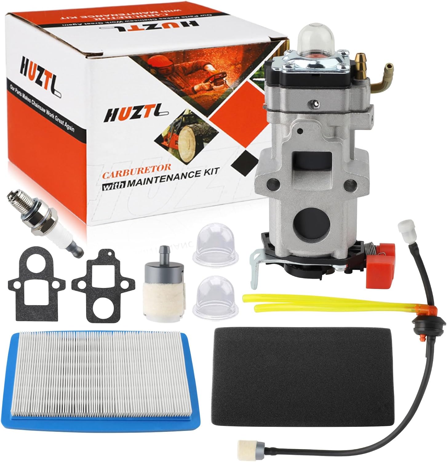 Huztl PB 9010T Carburetor Tune Up Kit for Echo PB8010T EB810 EB810RT PB-8010 PB-9010 PB8010H Backpack Blower Parts