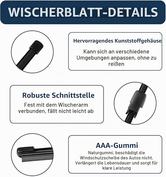 Car Rear Wiper Replacement for VW Golf 5 2003-2008 Golf 6 2009-2013