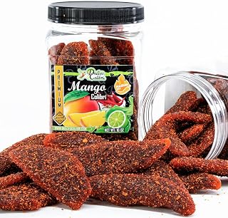 Dulces Colibri - Mango Colibri | PREMIUM | MEDIUM MILD | Family Size - 16oz Jar | Mess Free | Soft Chewy Mango Slices |