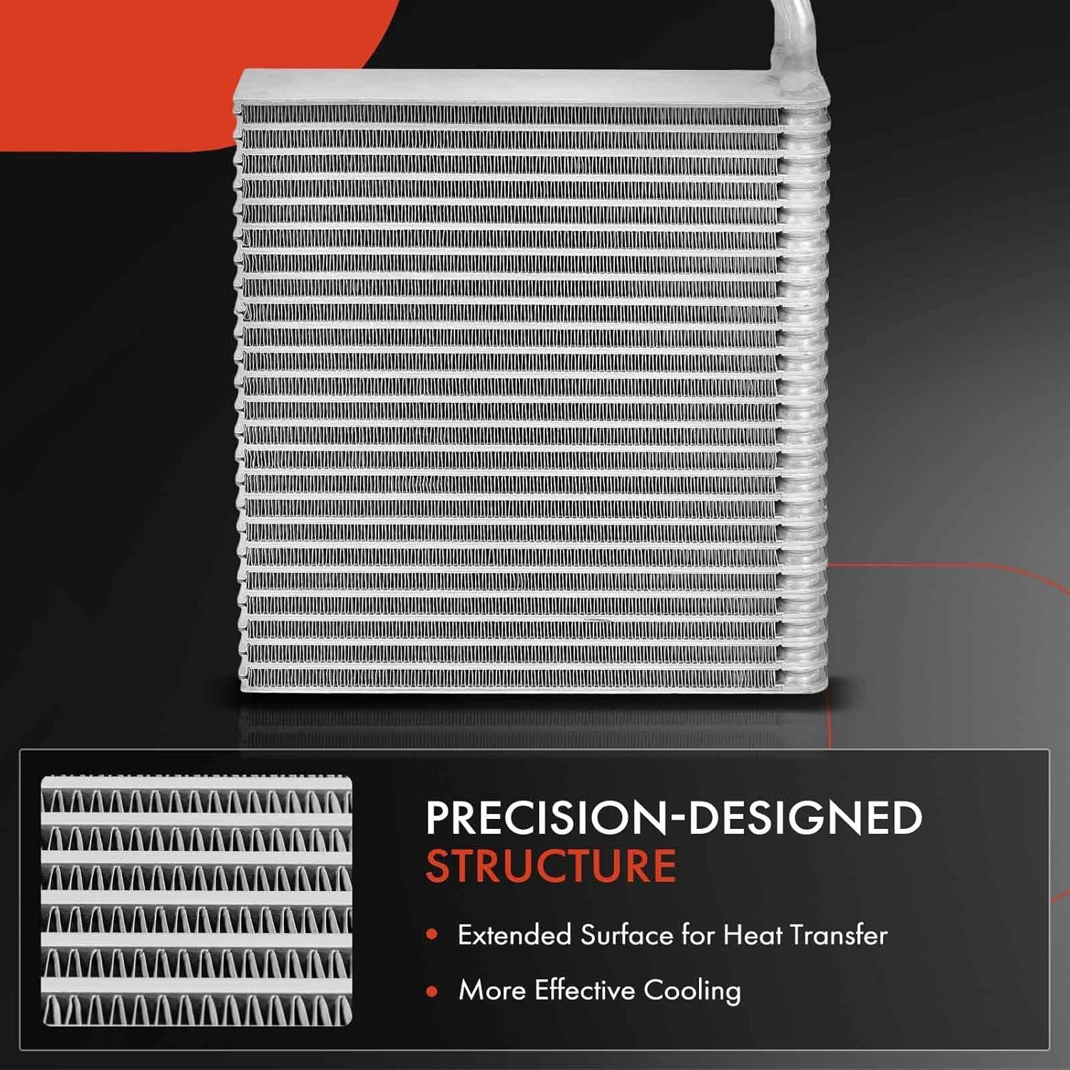 A-Premium Front A/C Evaporator Core Compatible with Jeep Wrangler 2002-2006, TJ 2002-2006 - Replaces# 5073178AA