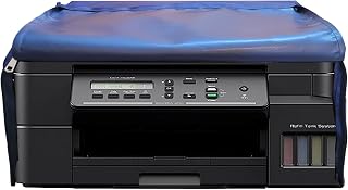 Protectio Chain Printer Cover for Brother DCP-T520W All-in One Ink Tank Colour Dust Proof/Water Proof/Washable - Blue Price In India