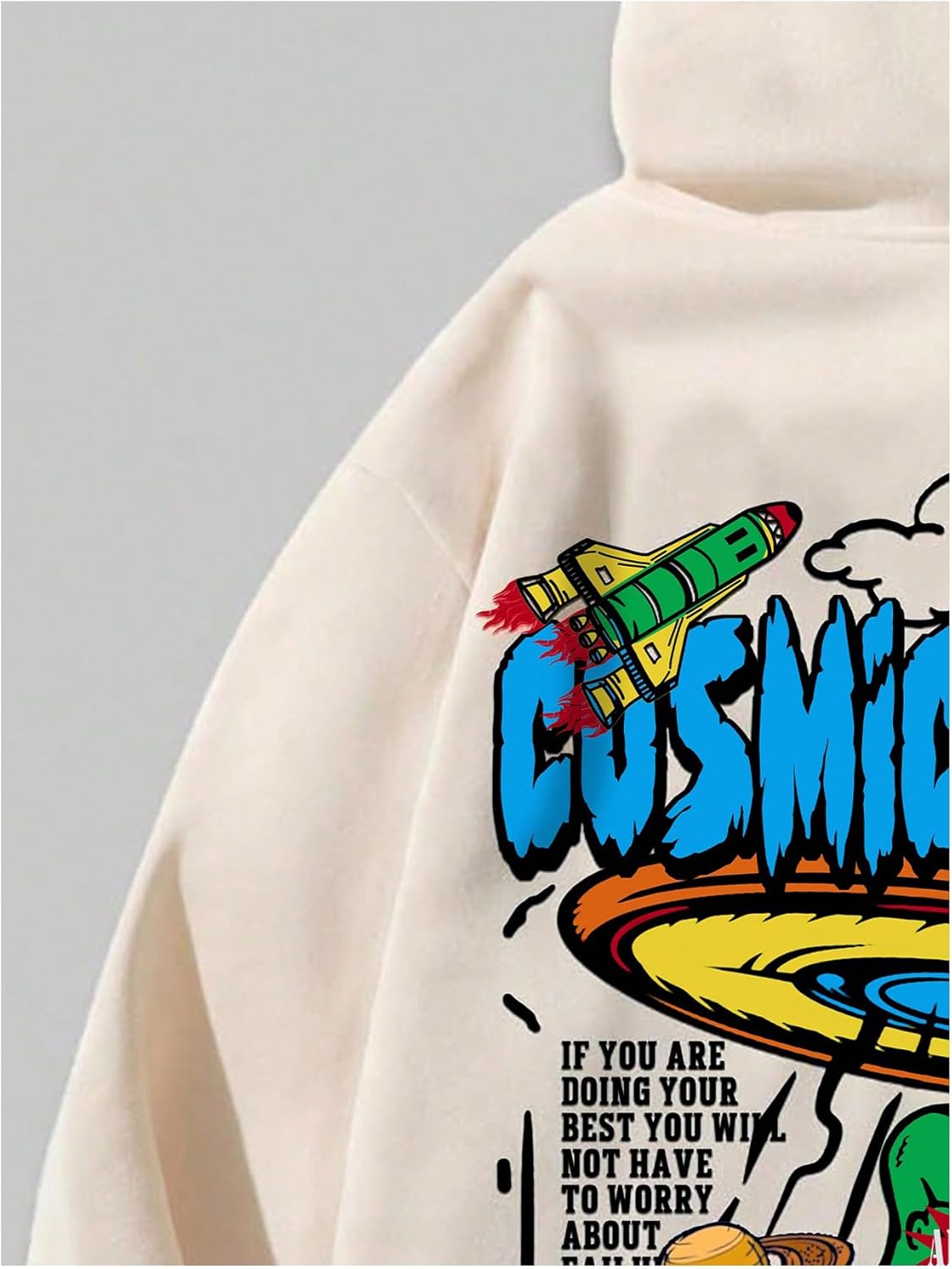 SOLY HUX Men's Y2K Graphic Hoodie Zip Up Streetwear Hooded Pullover 90s Fall Fleece Sweatshirt Jacket - Image 5