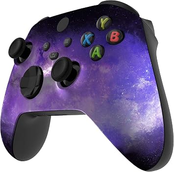 Microsoft Xbox Series X / S Wireless Bluetooth Controller Xbox Series Custom Soft Touch Galaxy متوافق مع Xbox One