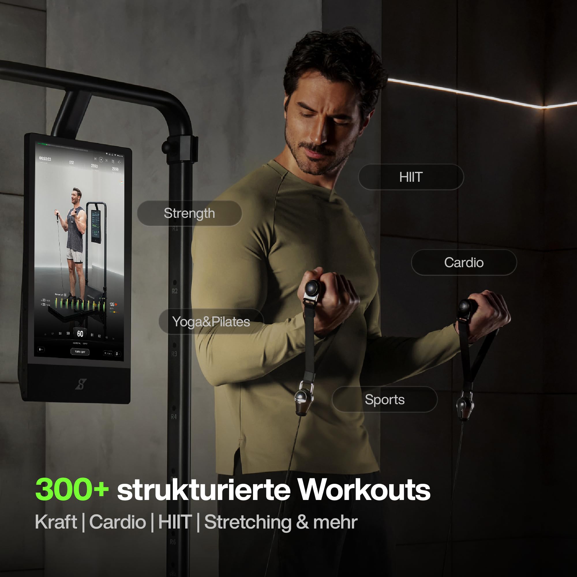 Speediance Gym Monster 2 Smart Home Gym, Upgraded AI-Powered Home Workout Maschine, Multifunktionale Smith Maschine, Ganzkörper-Krafttraining Fitnessgeräte, All-in-One Workout
