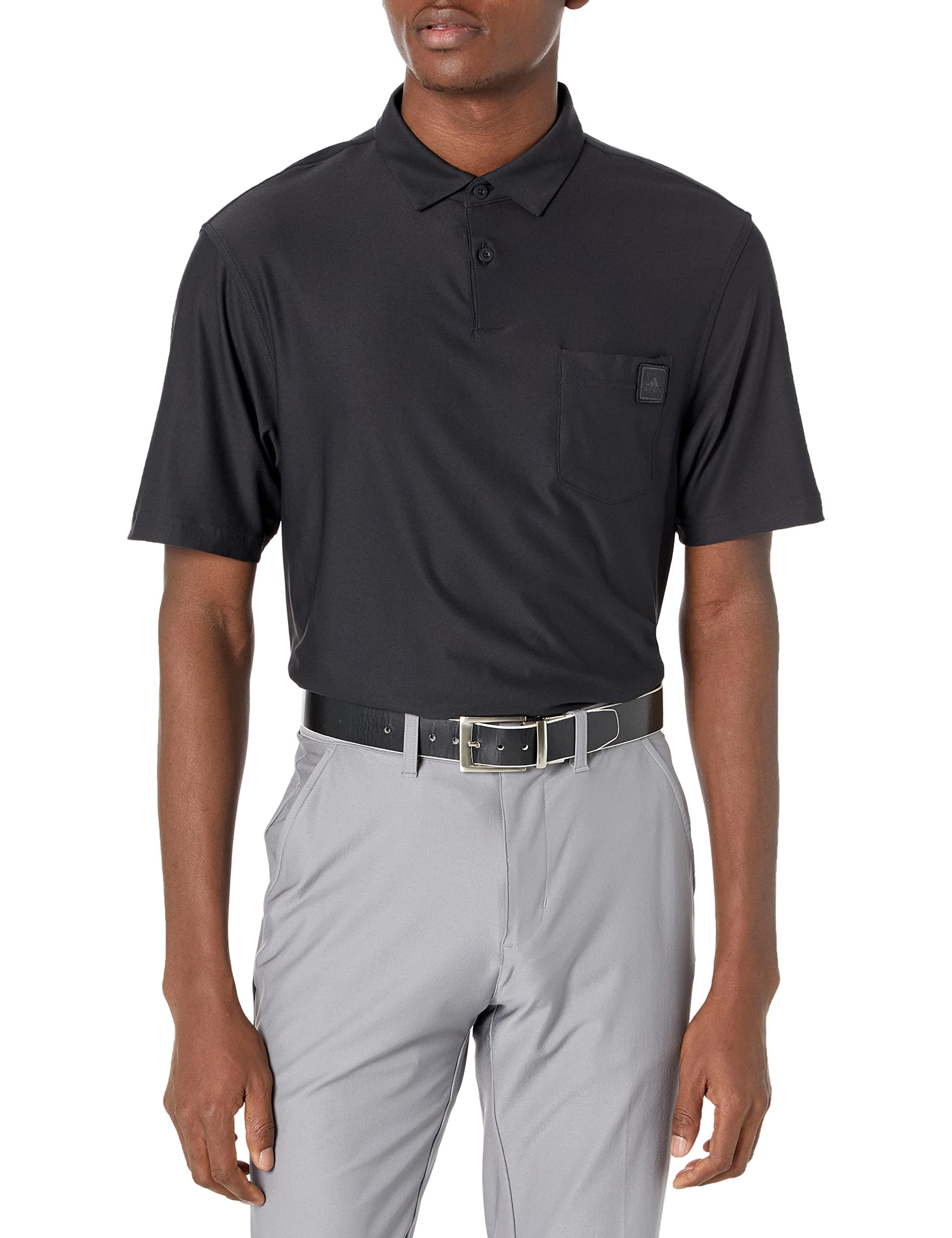 Polo Adidas Golf noir S respirant pour éviter la chaleur sur le parcours - 4