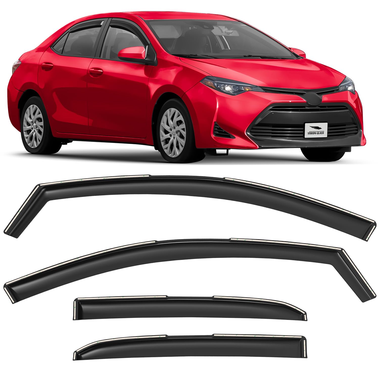 Voron Glass Corolla Rain Guards