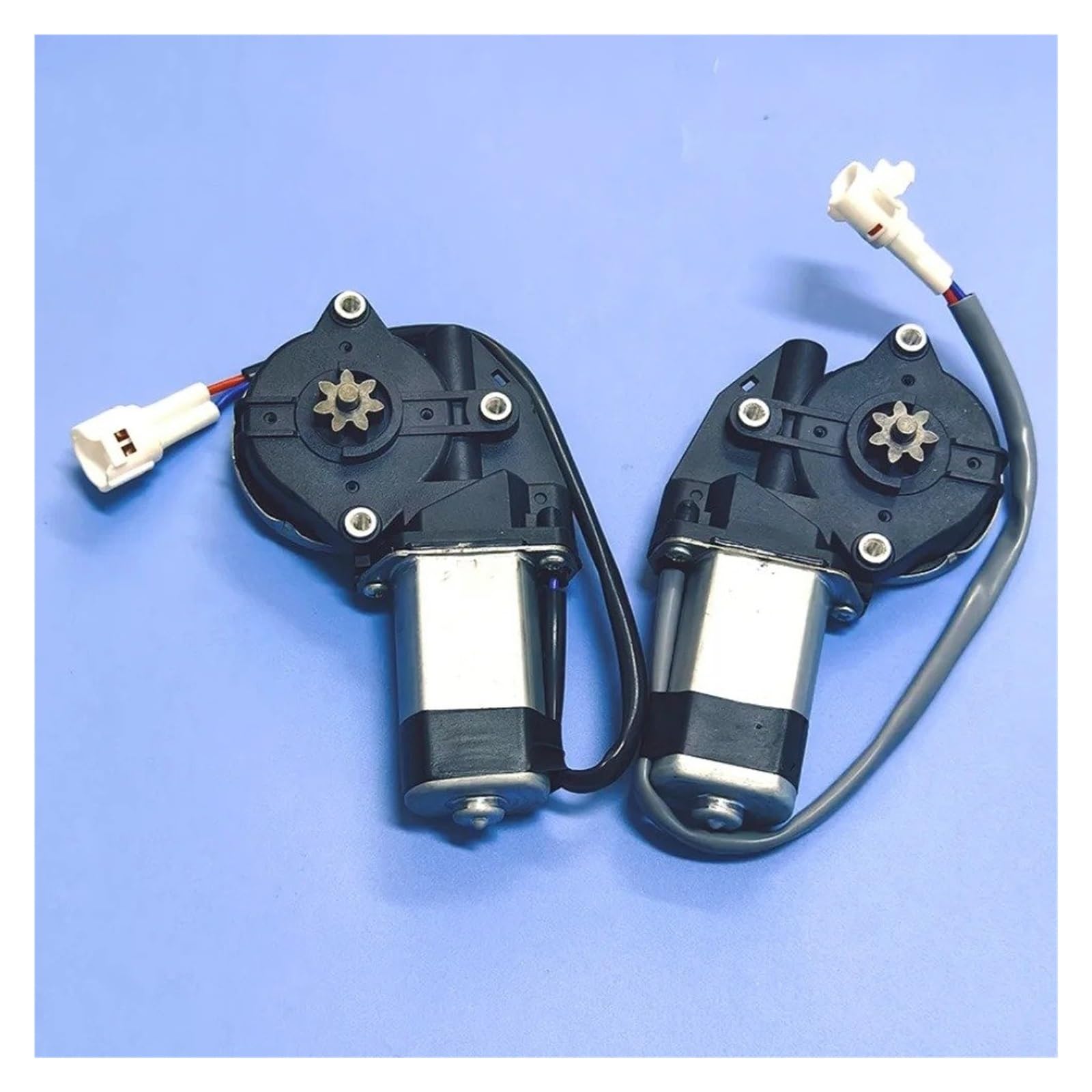 SAMWDK Glass Lifter 12V 3 Holes 7 Teeth 2Pin Universal Electric Window Lifter Motor 12V Left and Right Accessories Car Window Regulator(Left 24V)