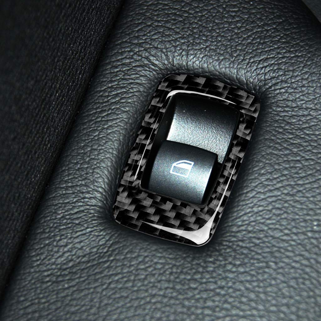 Compatible for BMW X5 E70 2008-2013/ X6 E71 2009-2014, Car Window Lifting Switch Panel Decorative Cover Trim