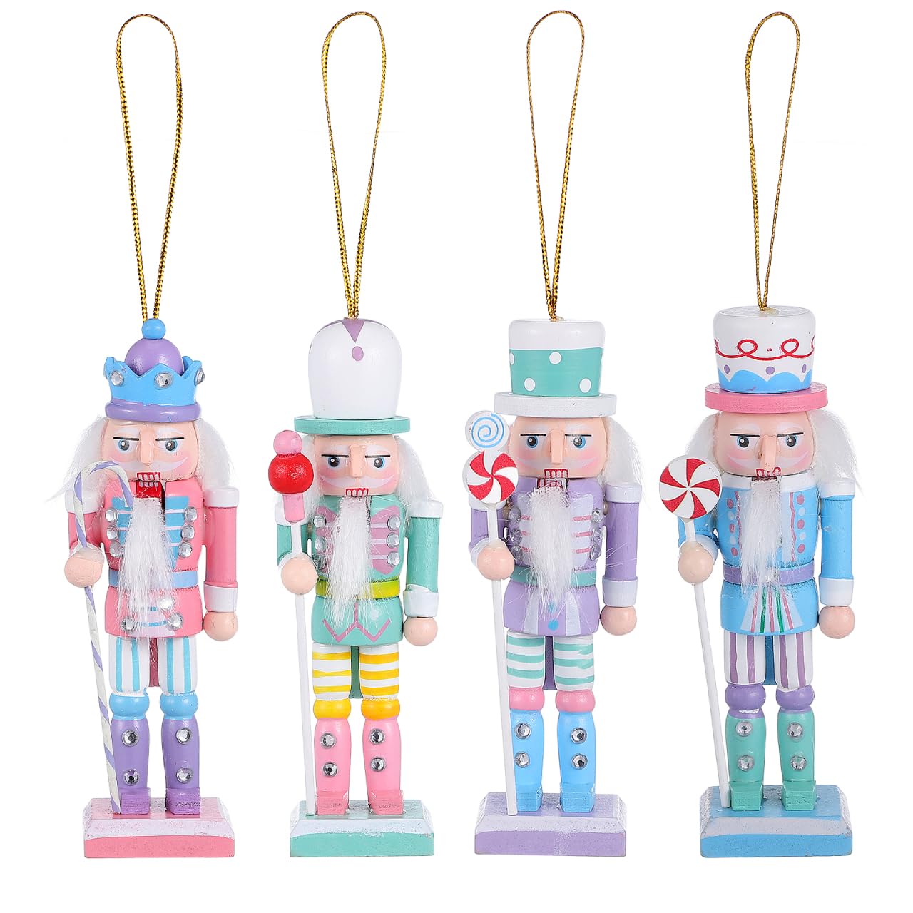 Amazon.com: Homoyoyo 4PCS Christmas Nutcracker Ornament Set