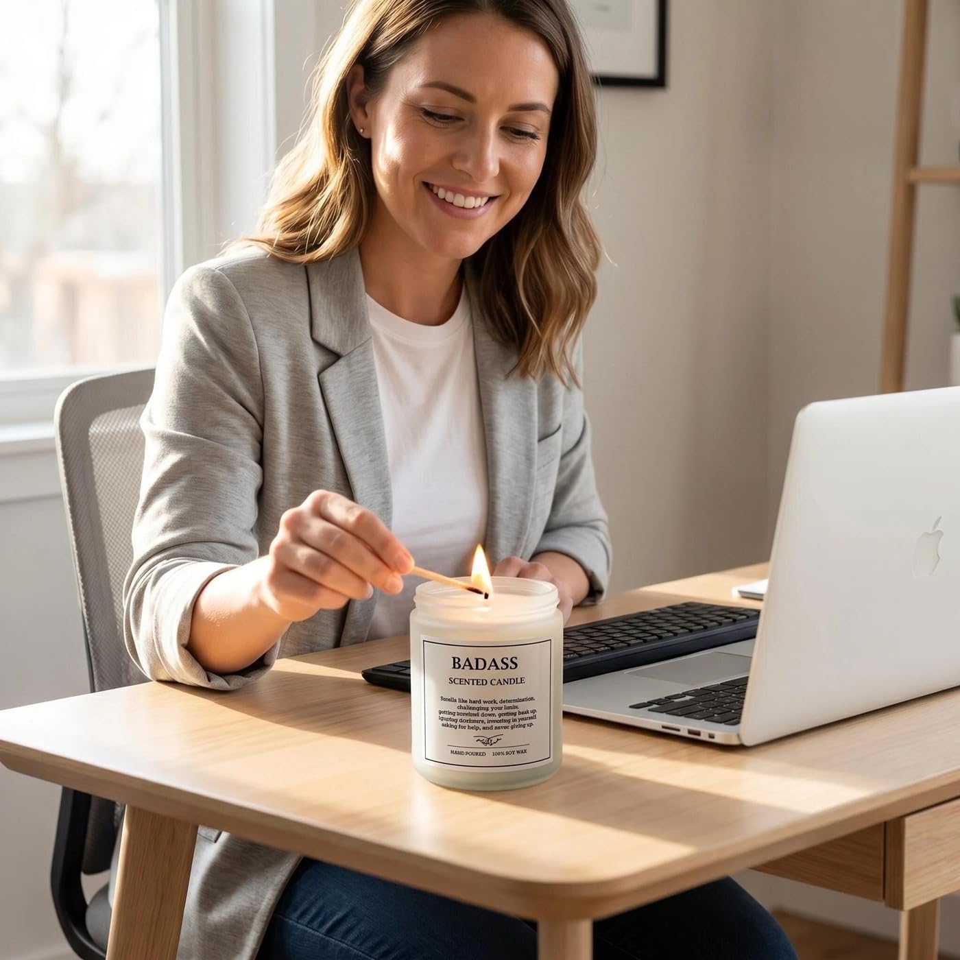 Funny Congrats Gift, Promotion, New Jobs, Boss, Motivational Candle