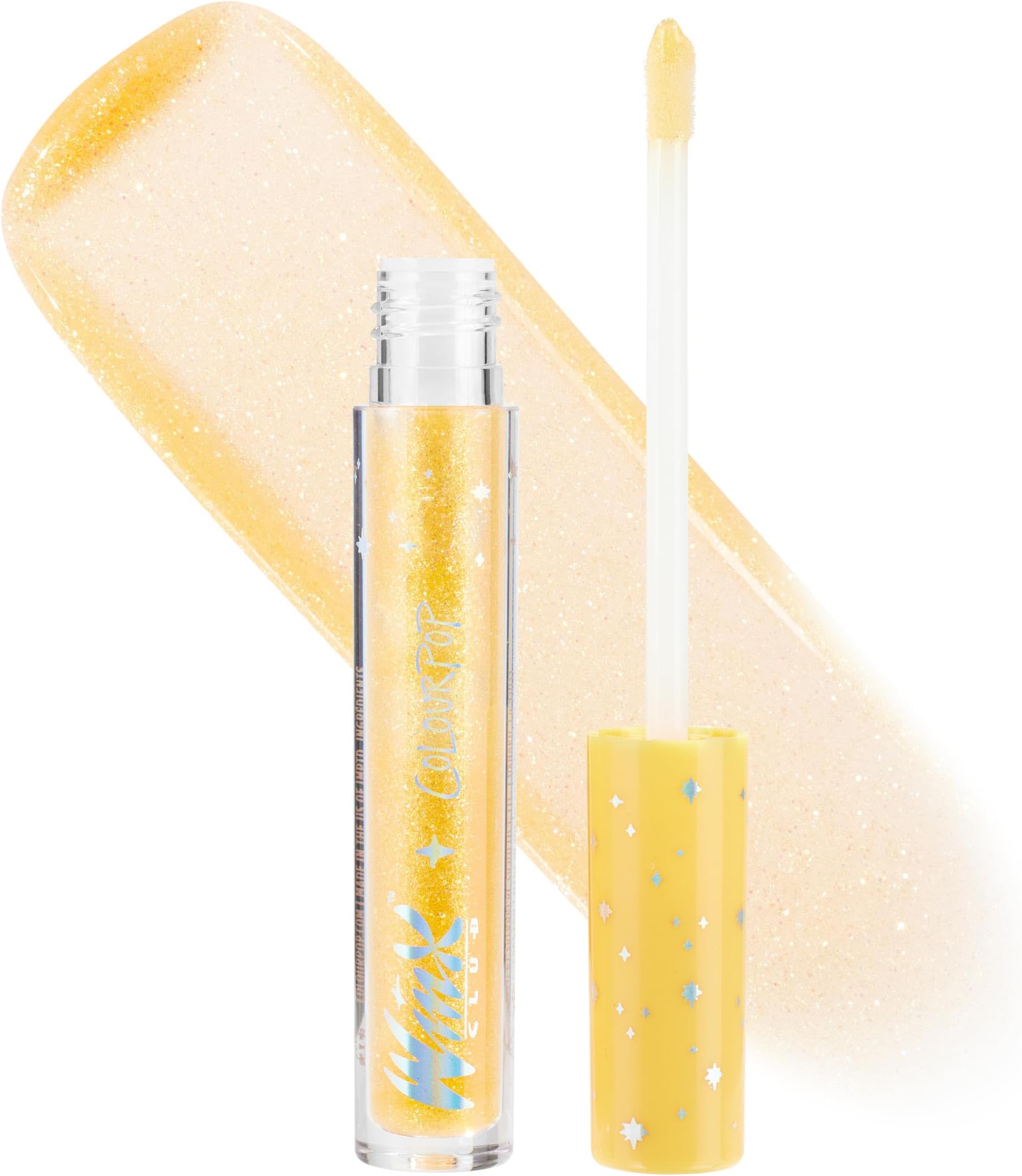 ColourPop Winx Club Ultra Glossy Lip Gloss - Hydrating, Sheer Orange Lip Gloss for Juicy, Fuller-Looking Lips - Formulated with Jojoba Oil to Moisturize & Nourish - Stella (0.11 oz)