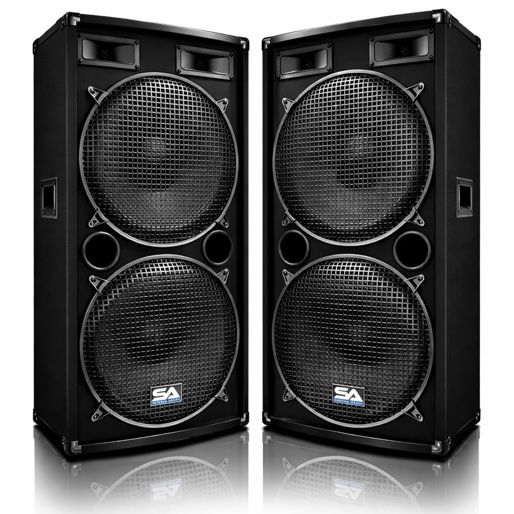 スピーカー・ウーファー DBX sound speaker system LP-204 Amazon.com: Seismic Audio - Pair of Dual 15
