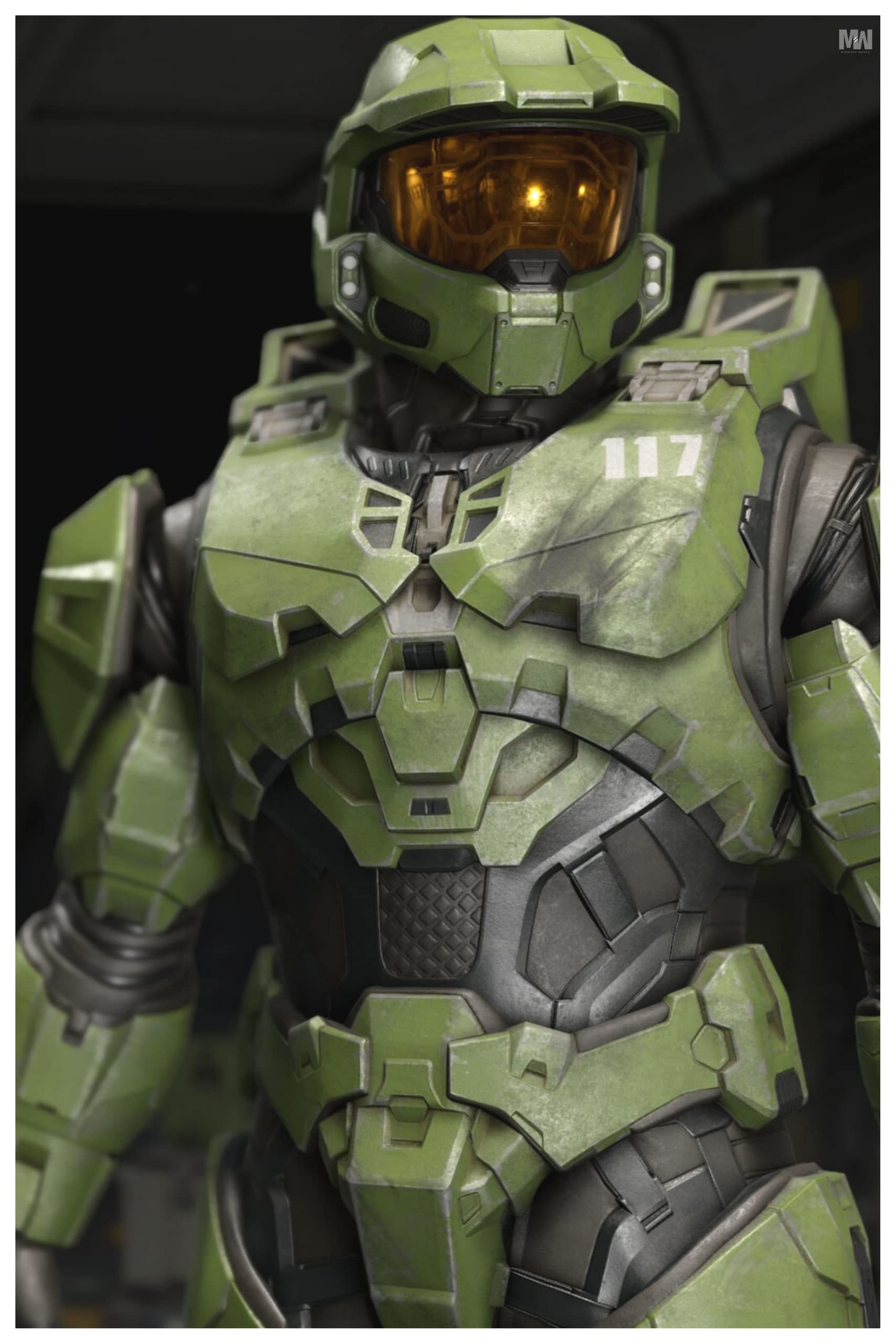 Midnight Works Halo Infinite Master Chief Poster 12 x 18 inch