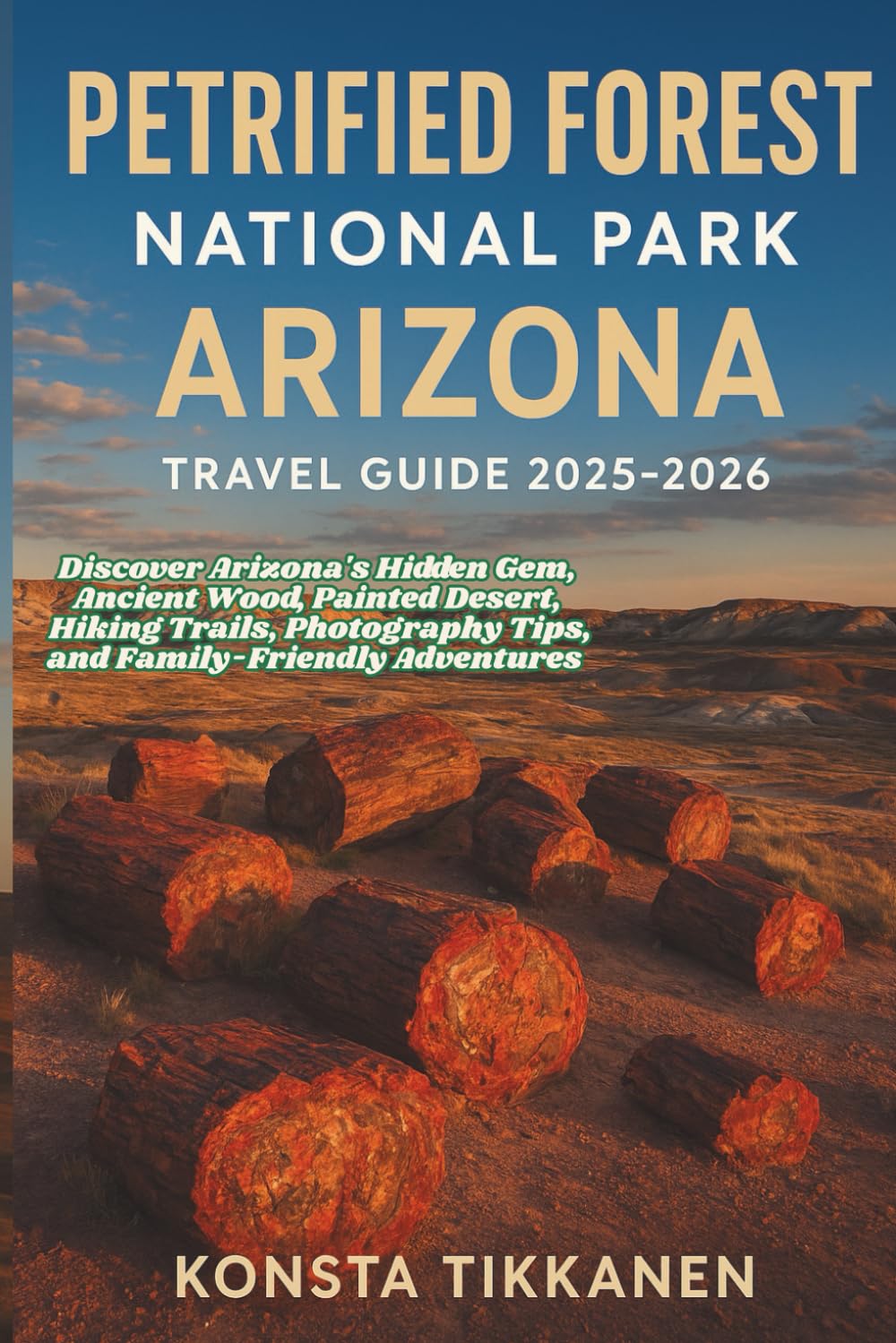 PETRIFIED FOREST NATIONAL PARK, ARIZONA TRAVEL GUIDE 2025-2026: Discover Arizona's Hidden Gem, Ancient Wood, Painted Desert, Hiking Trails, Photography Tips, and Family-Friendly Adventures