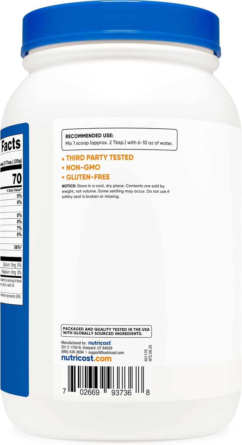 Nutricost Dextrose Powder 5 LBS - Non-GMO, Gluten Free