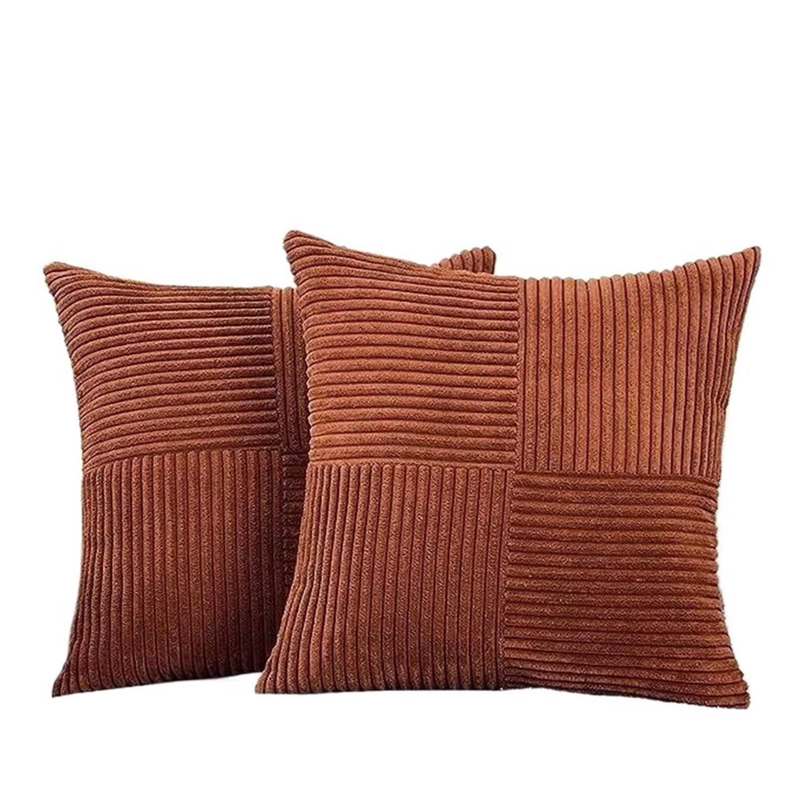 Pillowcases 2pc Pillow Cover Boho Spliced Throw Soft Couch Pillowcase Cross Patchwork Textured Cushion Case For the bedroom