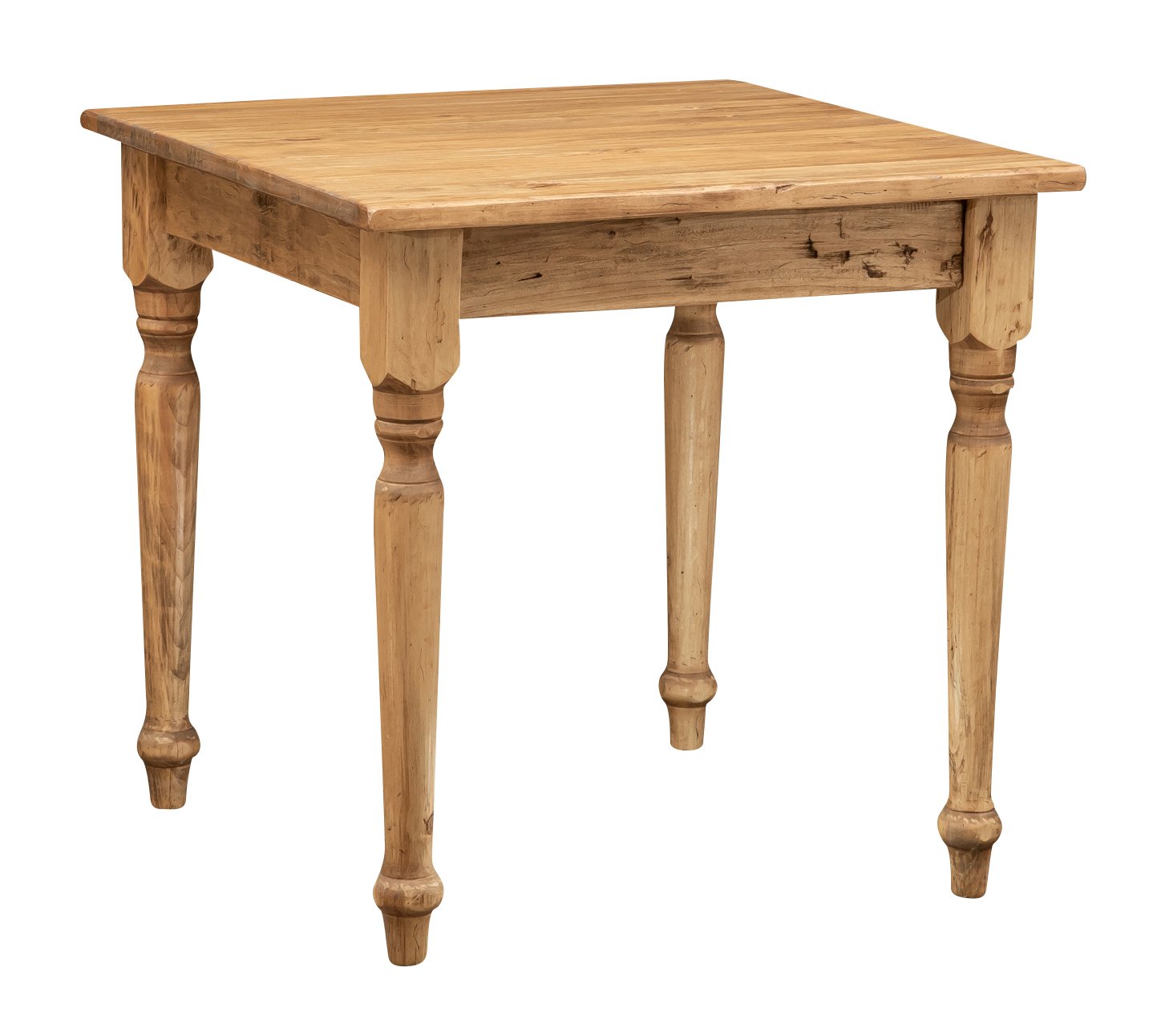 Biscottini Tavolo quadrato 80 x 80 cm | Tavolo legno massello Made in Italy | Tavolo cucina