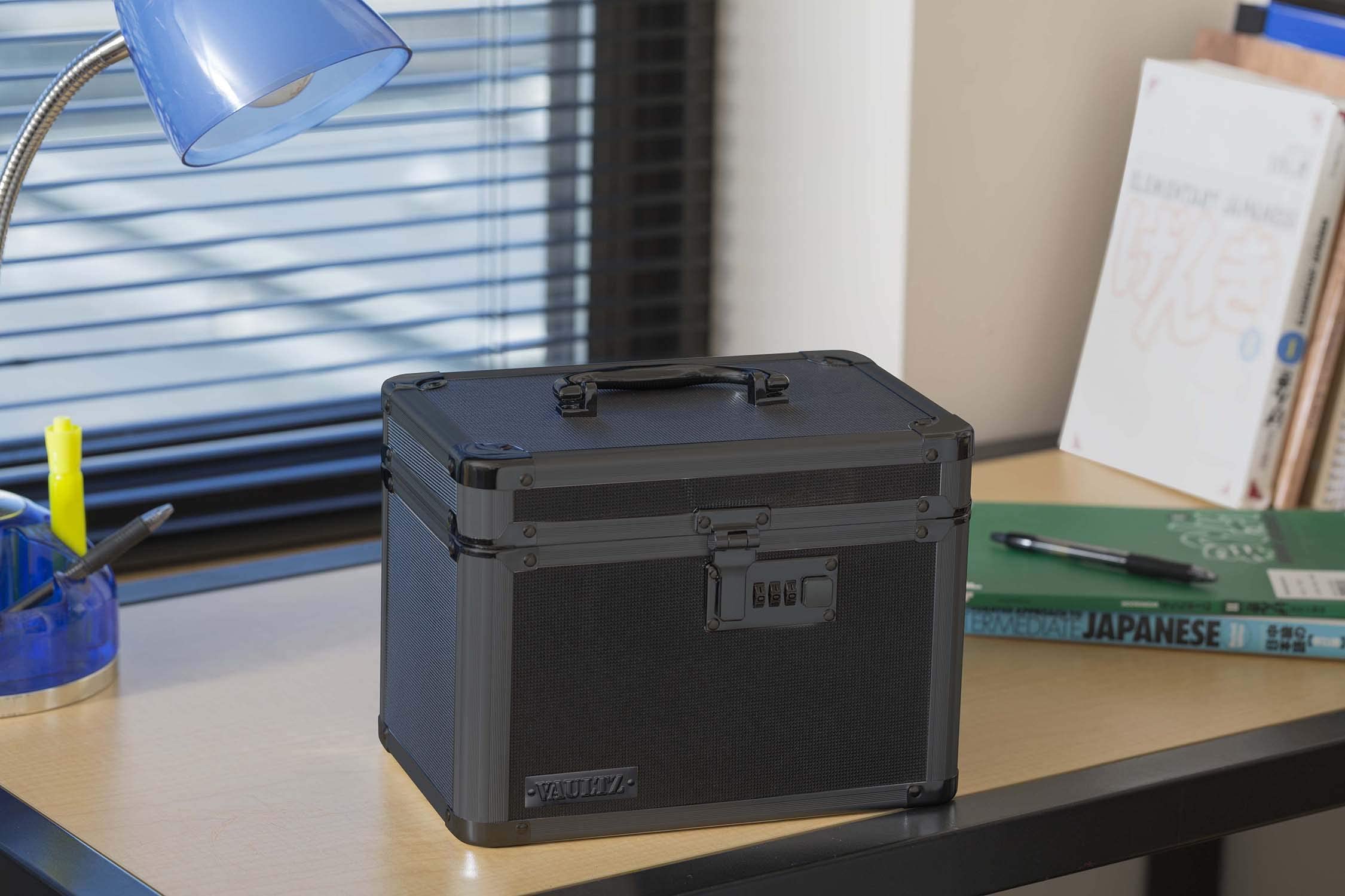 Vaultz Combination Lock Box Pack of 1 10 x 7.25 x 7.75 Inch Standard