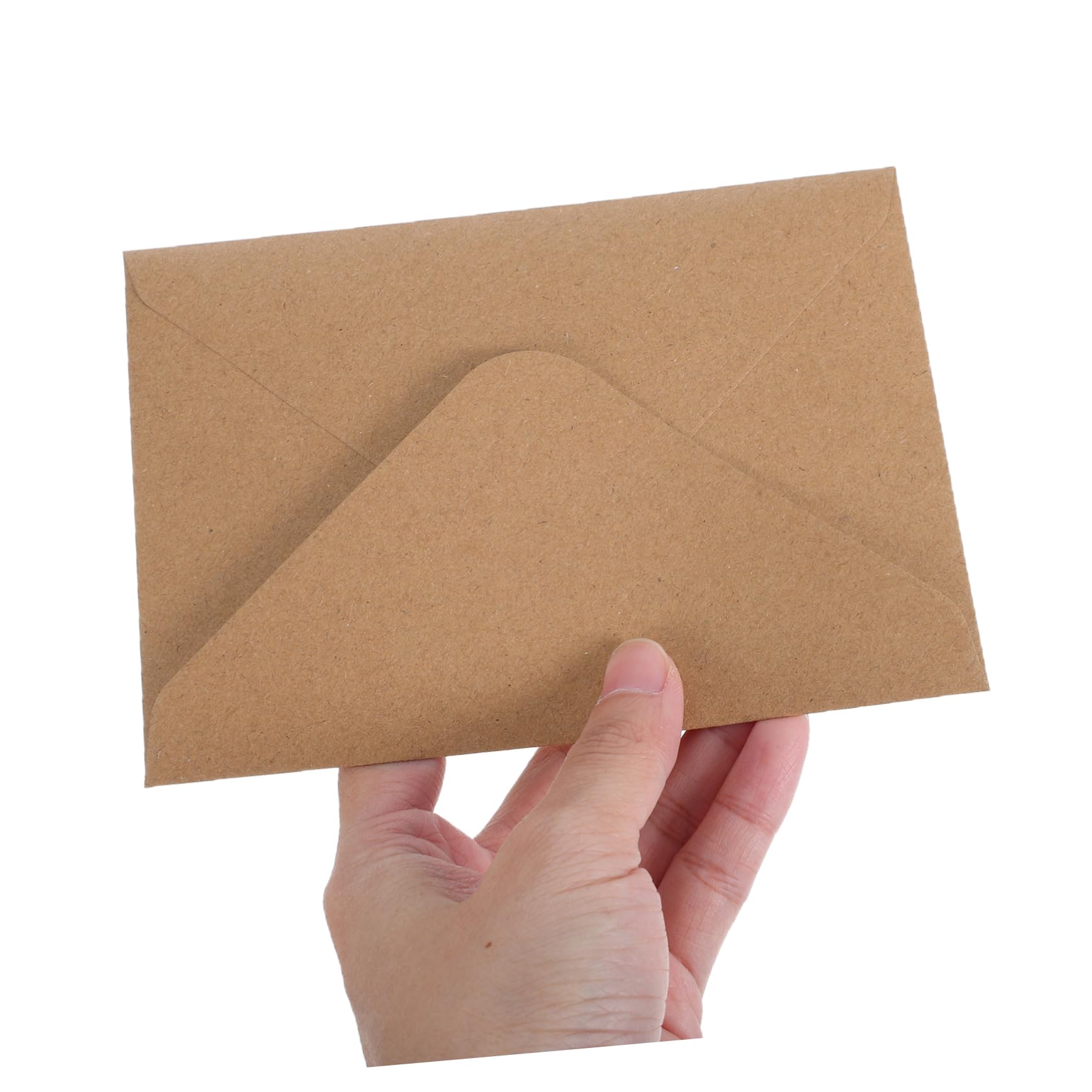 Happyyami 120 Stück aus Karten Umschläge aus Kraftpapier für Bastelgrußkarten und Geburtstagskartenpapier mit Vintage Stil und Klassischem Design für Selbstgemacht Liebesbriefe