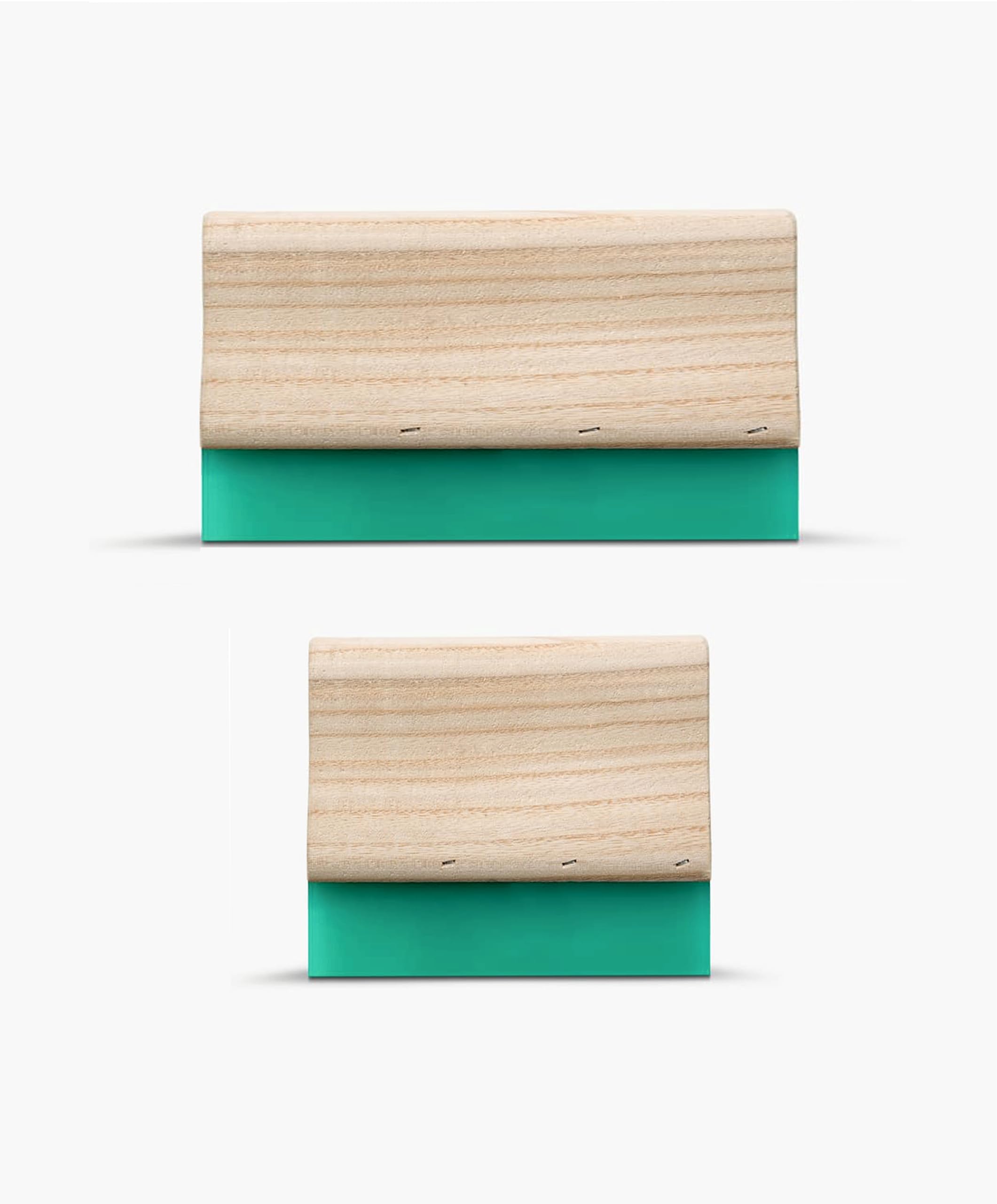 Flat Fox Green Wooden Squeegee For Screen Printing (8"+12* Set)