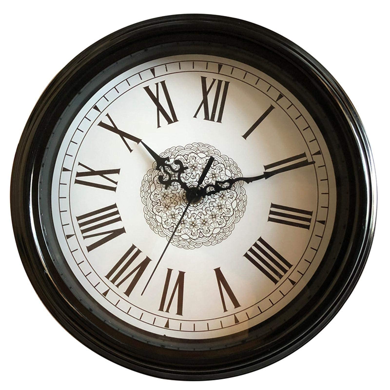 Horloge extérieure étanche retro 12 pouces pour déco jardin